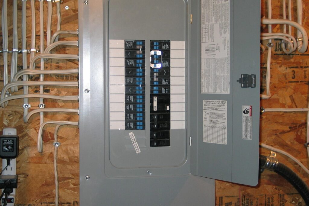 commercial electrical panel upgrade signs