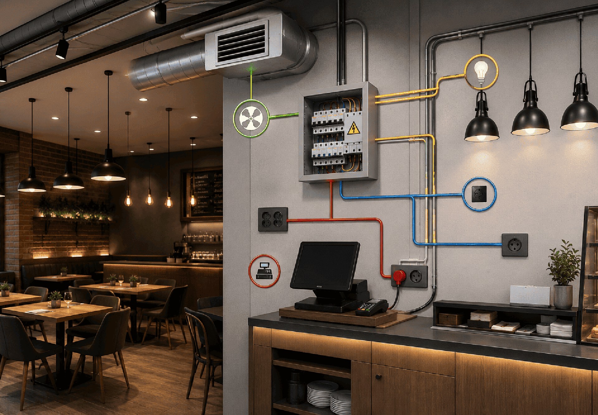 restaurant electrical requirements Missouri
