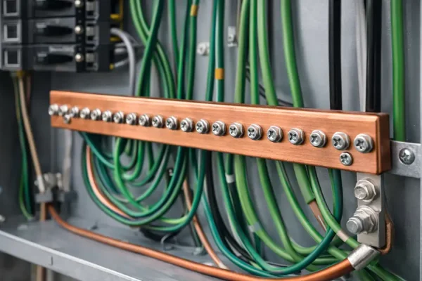 ground bar in electrical panel
