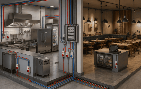 restaurant electrical installation