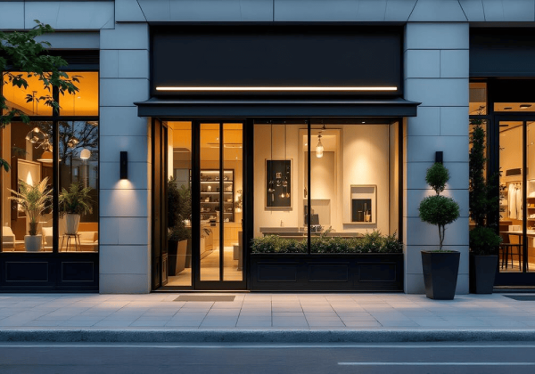 store lighting installation